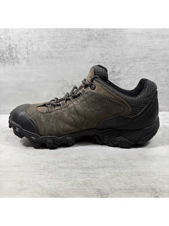 Oboz Bridger B-Dry Waterproof Low Hiking Shoes - Men\'s Size 9.5 - Brown main image 6